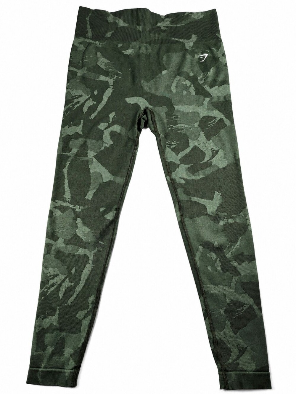 Gymshark Adapt Camo Seamless Leggings XL Green High Waist Scrunch Bum